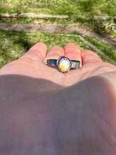 Load image into Gallery viewer, Ethiopian Opal Sterling silver ring
