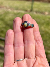 Load image into Gallery viewer, Ethiopian Opal Sterling silver ring
