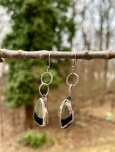 Load image into Gallery viewer, Pyrite sterling silver earrings
