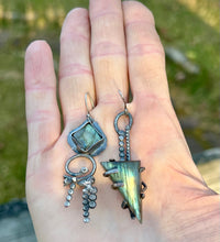 Load image into Gallery viewer, Labradorite Sterling silver earrings
