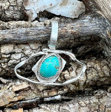 Load image into Gallery viewer, Southwestern Turquoise Sterling Silver Pendant
