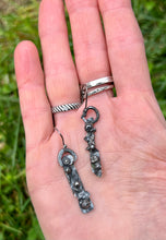 Load image into Gallery viewer, Abstract sterling, silver earrings
