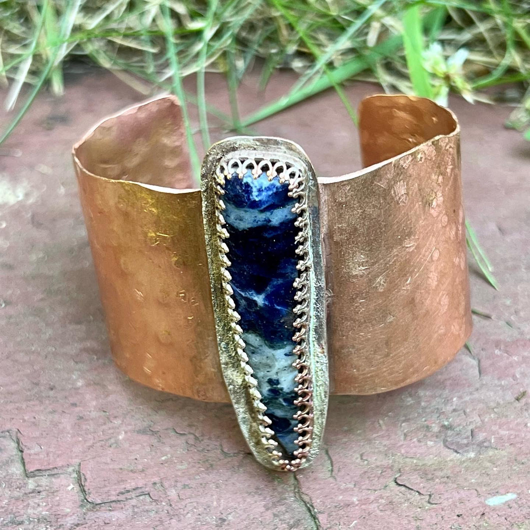 Sodalite Copper Bracelet
