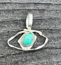Load image into Gallery viewer, Southwestern Turquoise Sterling Silver Pendant
