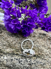 Load image into Gallery viewer, Tourmaline Evil Eye Silver Charm
