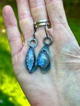 Load image into Gallery viewer, Moonstone Sterling Silver Earrings
