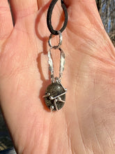 Load image into Gallery viewer, Midnight Quartzite sterling silver pendant - sparkly!!
