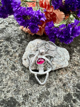 Load image into Gallery viewer, Pink Sterling Silver Jewish Star Pendant
