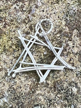 Load image into Gallery viewer, Silver Jewish star pendant
