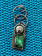 Load image into Gallery viewer, Malachite Chrysocolla Sterling Pendant
