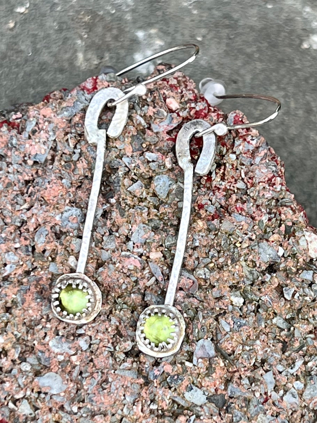 Peridot Sterling Silver Earrings