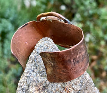Load image into Gallery viewer, Wild Horse Magnesite Copper Cuff Bracelet
