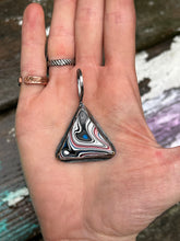 Load image into Gallery viewer, Jeep Wrangler Fordite Sterling Silver Pendant
