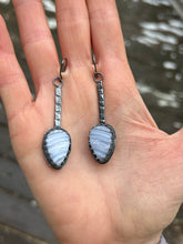 Load image into Gallery viewer, Crazy Lace Agate Sterling Silver Earrings
