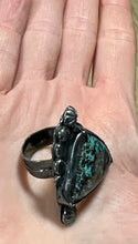 Load image into Gallery viewer, Azurite sterling silver ring
