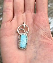 Load image into Gallery viewer, Larimar sterling silver pendant
