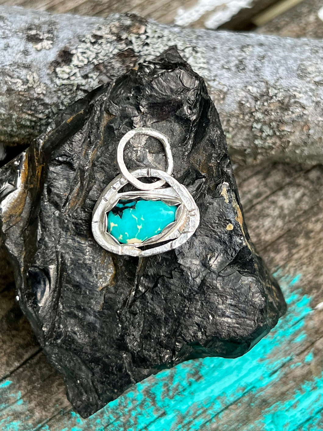 Hubei Turquoise Sterling Silver Charm
