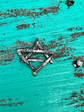 Load image into Gallery viewer, Sterling Silver Jewish Star Pendant
