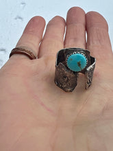 Load image into Gallery viewer, Sonora Turquoise Sterling Silver Adjustable Ring
