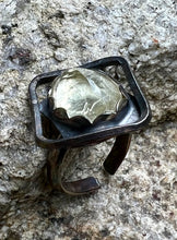 Load image into Gallery viewer, Lemon Quartz adjustable sterling silver ring
