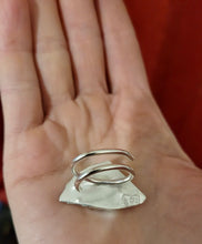 Load image into Gallery viewer, Owyhee Opal Sterling Silver Eye Adjustable Ring
