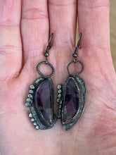 Load image into Gallery viewer, Amethyst Sterling Silver Earrings
