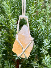 Load image into Gallery viewer, Aventurine Quartz Raw Crystal Sterling Silver Pendant Necklace
