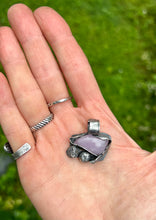 Load image into Gallery viewer, Kunzite Sterling/Fine Silver Pendant
