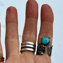 Load image into Gallery viewer, Sonora Turquoise Sterling Silver Adjustable Ring
