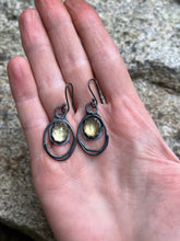Load image into Gallery viewer, Lemon Quartz sterling silver earrings
