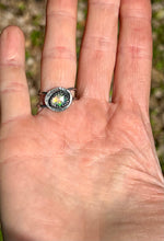 Load image into Gallery viewer, Ethiopian Opal Wavy Adjustable Sterling Silver Ring
