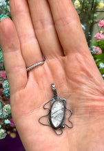 Load image into Gallery viewer, Rutilated Quartz sterling silver charm
