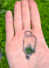 Load image into Gallery viewer, Serpentine Sterling Silver Pendant
