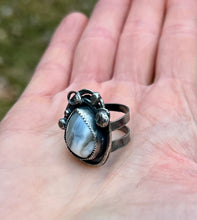 Load image into Gallery viewer, Owyhee opal sterling ring
