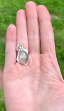 Load image into Gallery viewer, Rutilated Golden Quartz sterling silver adjustable ring
