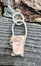 Load image into Gallery viewer, Morganite Sterling Silver Pendant
