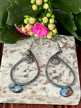 Load image into Gallery viewer, Golden Hill Turquoise Sterling Silver Earrings
