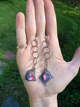 Load image into Gallery viewer, Copper Turquoise Copper Dangle Earrings
